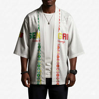 Custom Senegal Football Kimono Go Champions Lions de la Teranga - Wonder Print Shop