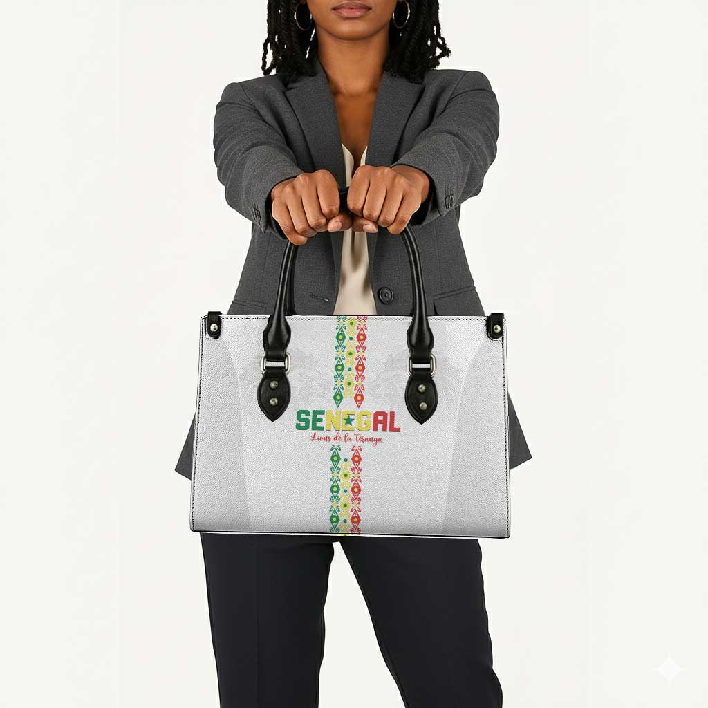 Senegal Football Leather Bag Go Champions Lions de la Teranga - Wonder Print Shop