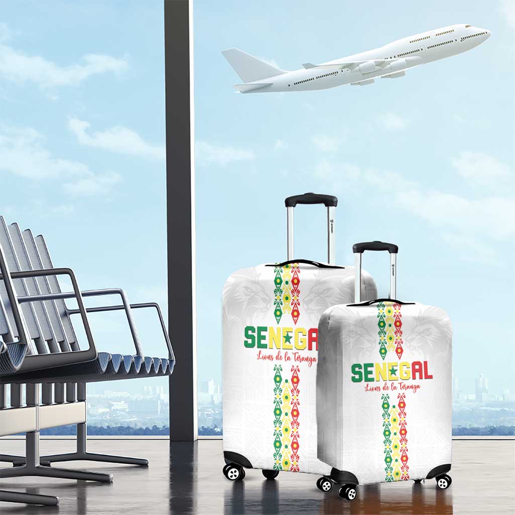 Senegal Football Luggage Cover Go Champions Lions de la Teranga - Wonder Print Shop