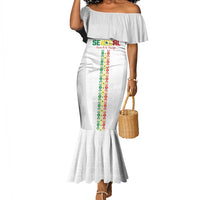 Custom Senegal Football Mermaid Dress Go Champions Lions de la Teranga LT15