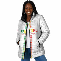 Custom Senegal Football Padded Jacket Go Champions Lions de la Teranga - Wonder Print Shop