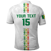 Custom Senegal Football Polo Shirt Go Champions Lions de la Teranga LT15