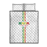 Senegal Football Quilt Bed Set Go Champions Lions de la Teranga - Wonder Print Shop