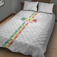 Senegal Football Quilt Bed Set Go Champions Lions de la Teranga - Wonder Print Shop