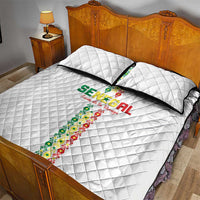 Senegal Football Quilt Bed Set Go Champions Lions de la Teranga - Wonder Print Shop