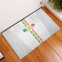 Senegal Football Rubber Doormat Go Champions Lions de la Teranga - Wonder Print Shop