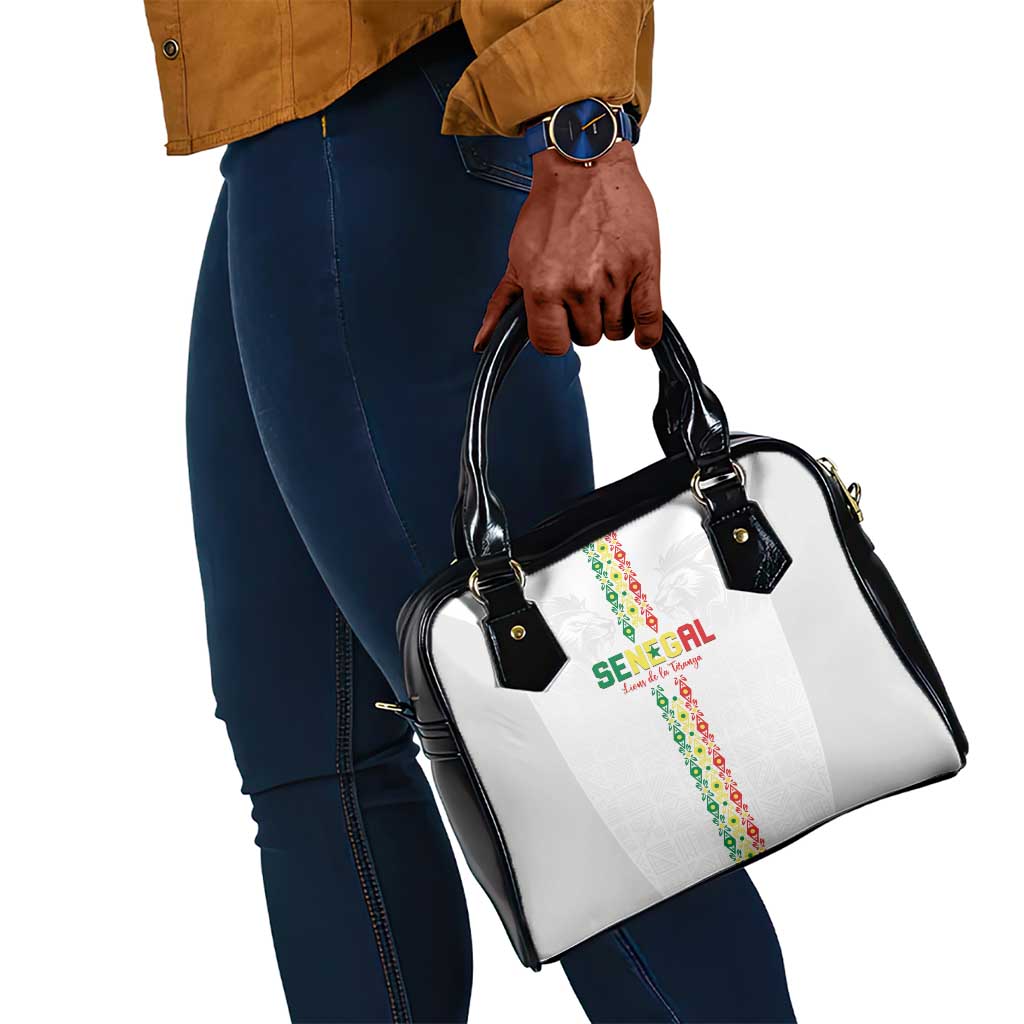 Senegal Football Shoulder Handbag Go Champions Lions de la Teranga - Wonder Print Shop
