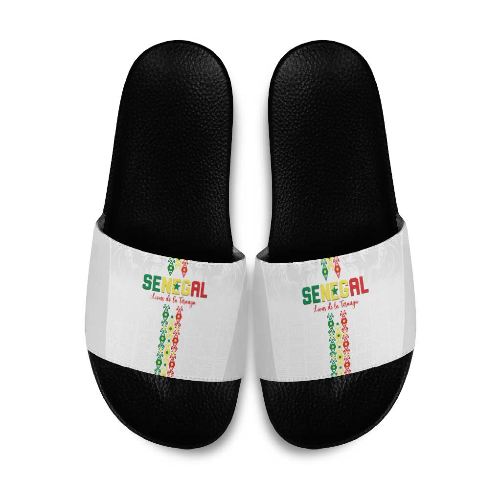 Senegal Football Slide Sandals Go Champions Lions de la Teranga - Wonder Print Shop