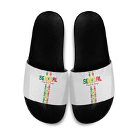 Senegal Football Slide Sandals Go Champions Lions de la Teranga - Wonder Print Shop