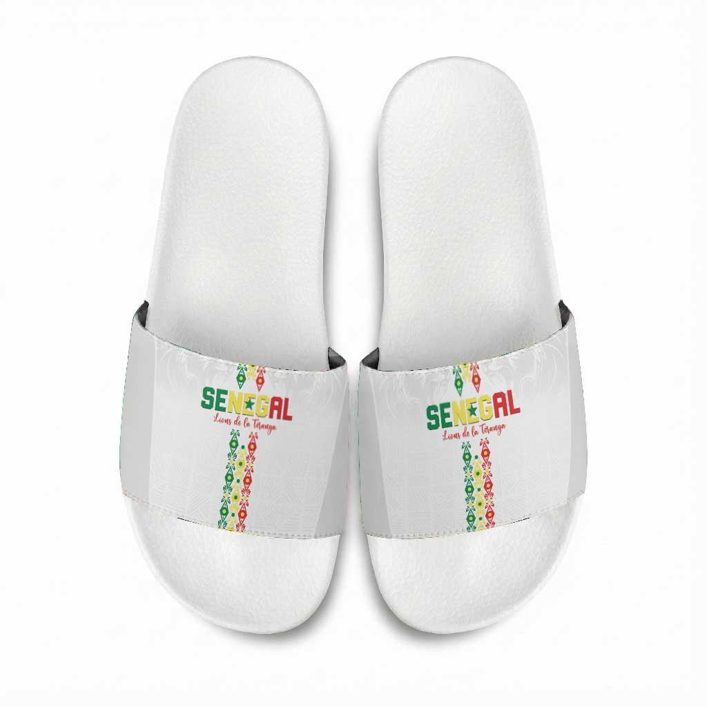 Senegal Football Slide Sandals Go Champions Lions de la Teranga - Wonder Print Shop