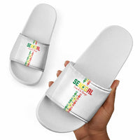 Senegal Football Slide Sandals Go Champions Lions de la Teranga - Wonder Print Shop