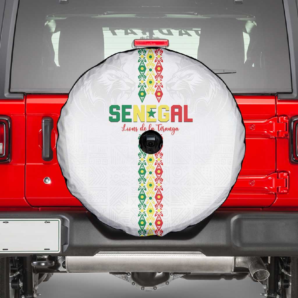 Senegal Football Spare Tire Cover Go Champions Lions de la Teranga - Wonder Print Shop