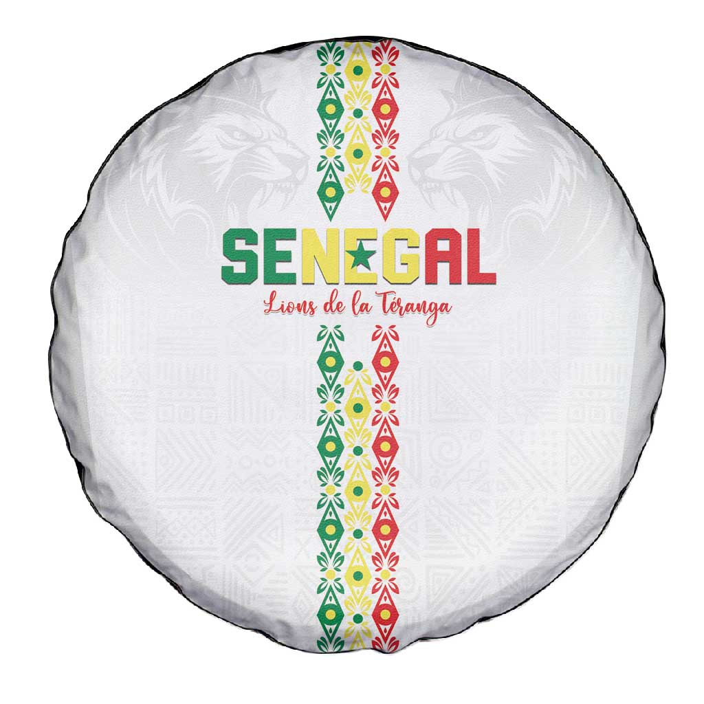 Senegal Football Spare Tire Cover Go Champions Lions de la Teranga - Wonder Print Shop