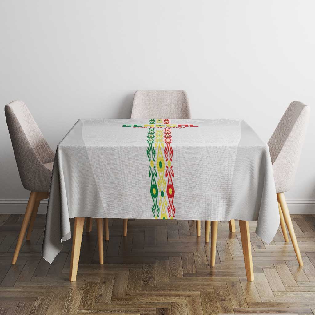 Senegal Football Tablecloth Go Champions Lions de la Teranga - Wonder Print Shop