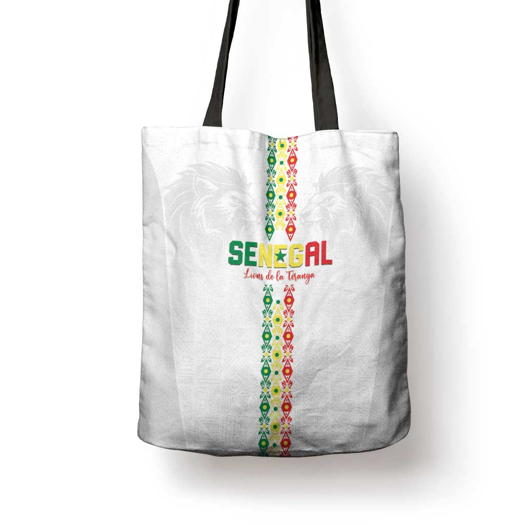 Senegal Football Tote Bag Go Champions Lions de la Teranga - Wonder Print Shop