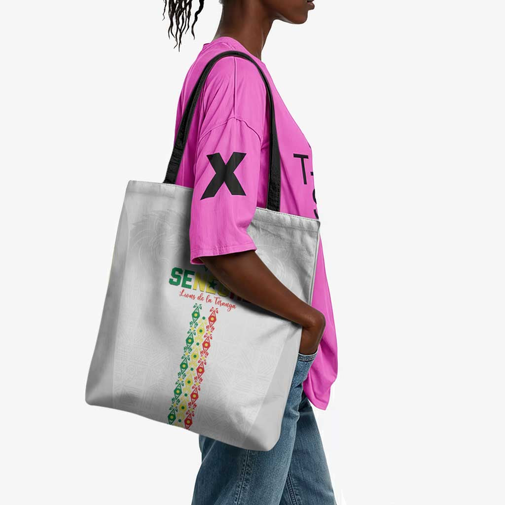 Senegal Football Tote Bag Go Champions Lions de la Teranga - Wonder Print Shop