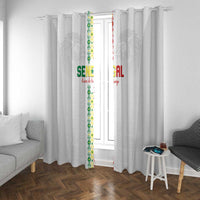 Senegal Football Window Curtain Go Champions Lions de la Teranga - Wonder Print Shop