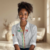 Custom Senegal Football Women Casual Shirt Go Champions Lions de la Teranga - Wonder Print Shop
