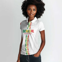 Custom Senegal Football Women Polo Shirt Go Champions Lions de la Teranga LT15