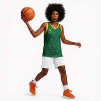 Custom Cameroon Football Basketball Jersey Go Les Lions Indomptables Go - Wonder Print Shop