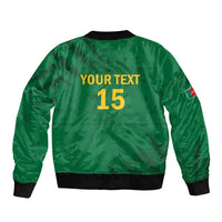 Custom Cameroon Football Bomber Jacket Go Les Lions Indomptables Go - Wonder Print Shop