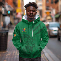 Custom Cameroon Football Hoodie Go Les Lions Indomptables Go - Wonder Print Shop