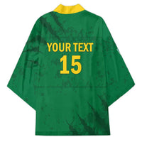 Custom Cameroon Football Kimono Go Les Lions Indomptables Go - Wonder Print Shop