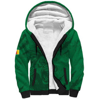 Custom Cameroon Football Sherpa Hoodie Go Les Lions Indomptables Go - Wonder Print Shop