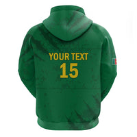 Custom Cameroon Football Zip Hoodie Go Les Lions Indomptables Go - Wonder Print Shop