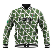 Custom Nigeria Football Baseball Jacket Come On Super Eagles - Wonder Print Shop