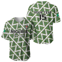 Custom Nigeria Football Baseball Jersey Come On Super Eagles LT15