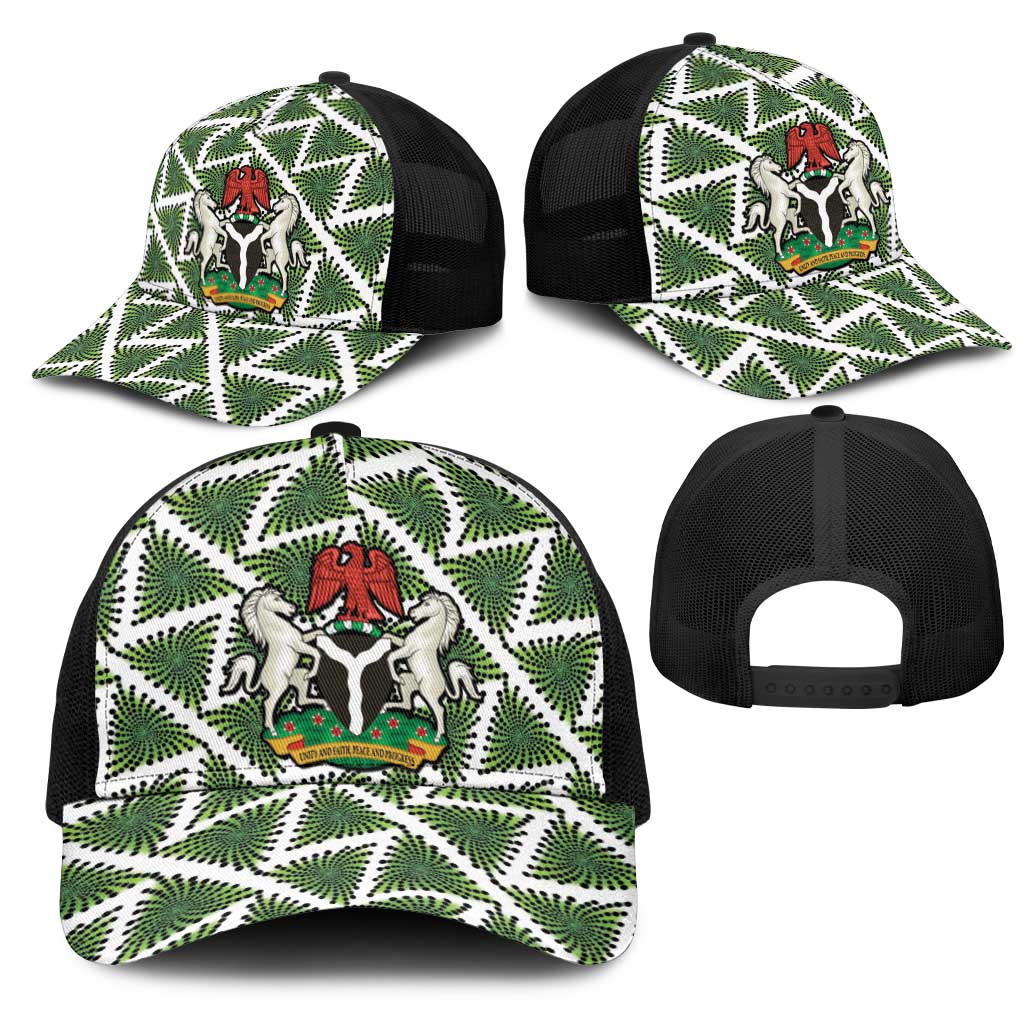 Nigeria Football Baseball Net Cap Come On Super Eagles - Wonder Print Shop