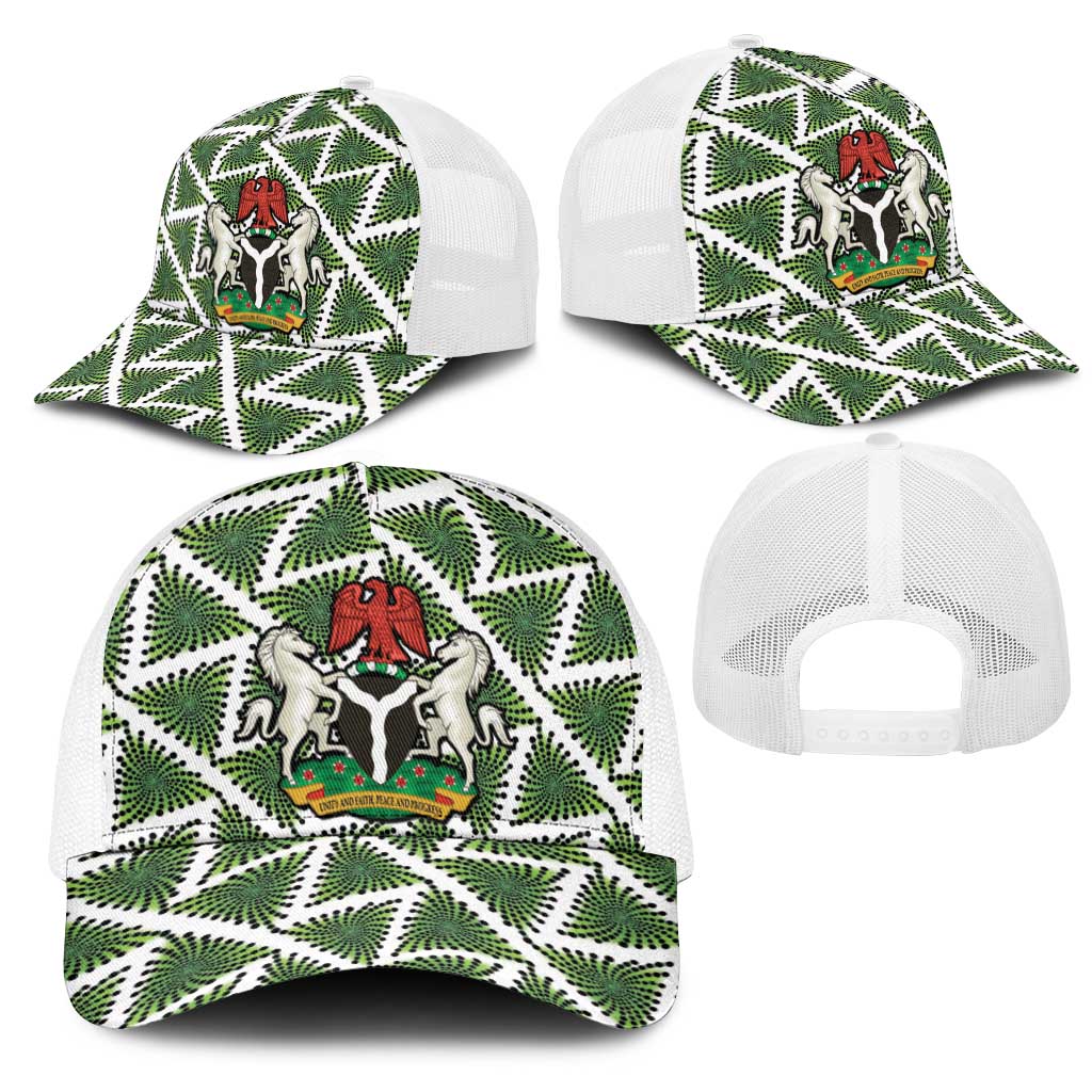 Nigeria Football Baseball Net Cap Come On Super Eagles - Wonder Print Shop