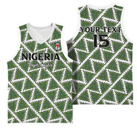 Custom Nigeria Football Basketball Jersey Come On Super Eagles - Wonder Print Shop