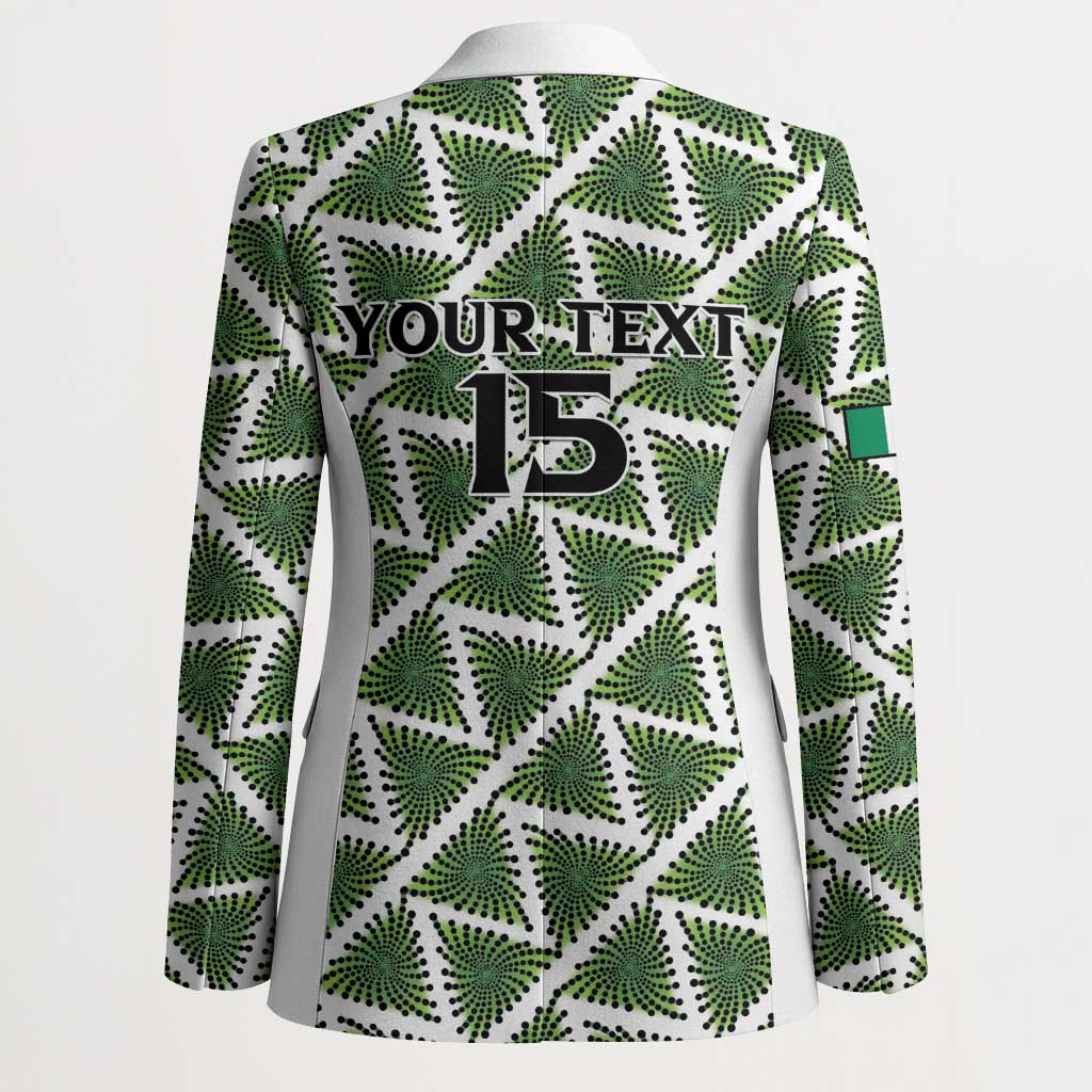 Custom Nigeria Football Blazer Come On Super Eagles - Wonder Print Shop