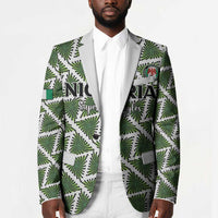 Custom Nigeria Football Blazer Come On Super Eagles - Wonder Print Shop