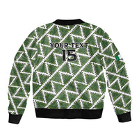 Custom Nigeria Football Bomber Jacket Come On Super Eagles - Wonder Print Shop