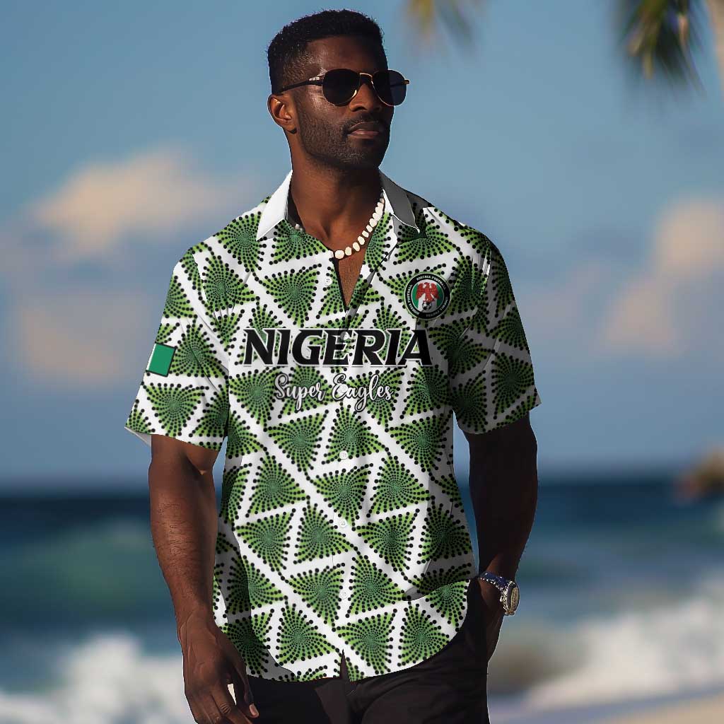 Custom Nigeria Football Hawaiian Shirt Come On Super Eagles LT15