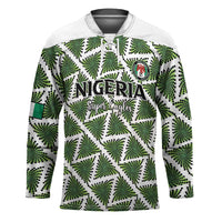 Custom Nigeria Football Hockey Jersey Come On Super Eagles - Wonder Print Shop