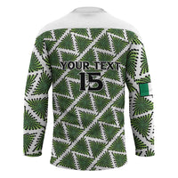 Custom Nigeria Football Hockey Jersey Come On Super Eagles - Wonder Print Shop