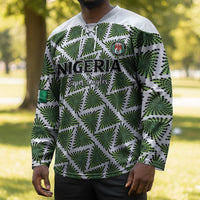 Custom Nigeria Football Hockey Jersey Come On Super Eagles - Wonder Print Shop