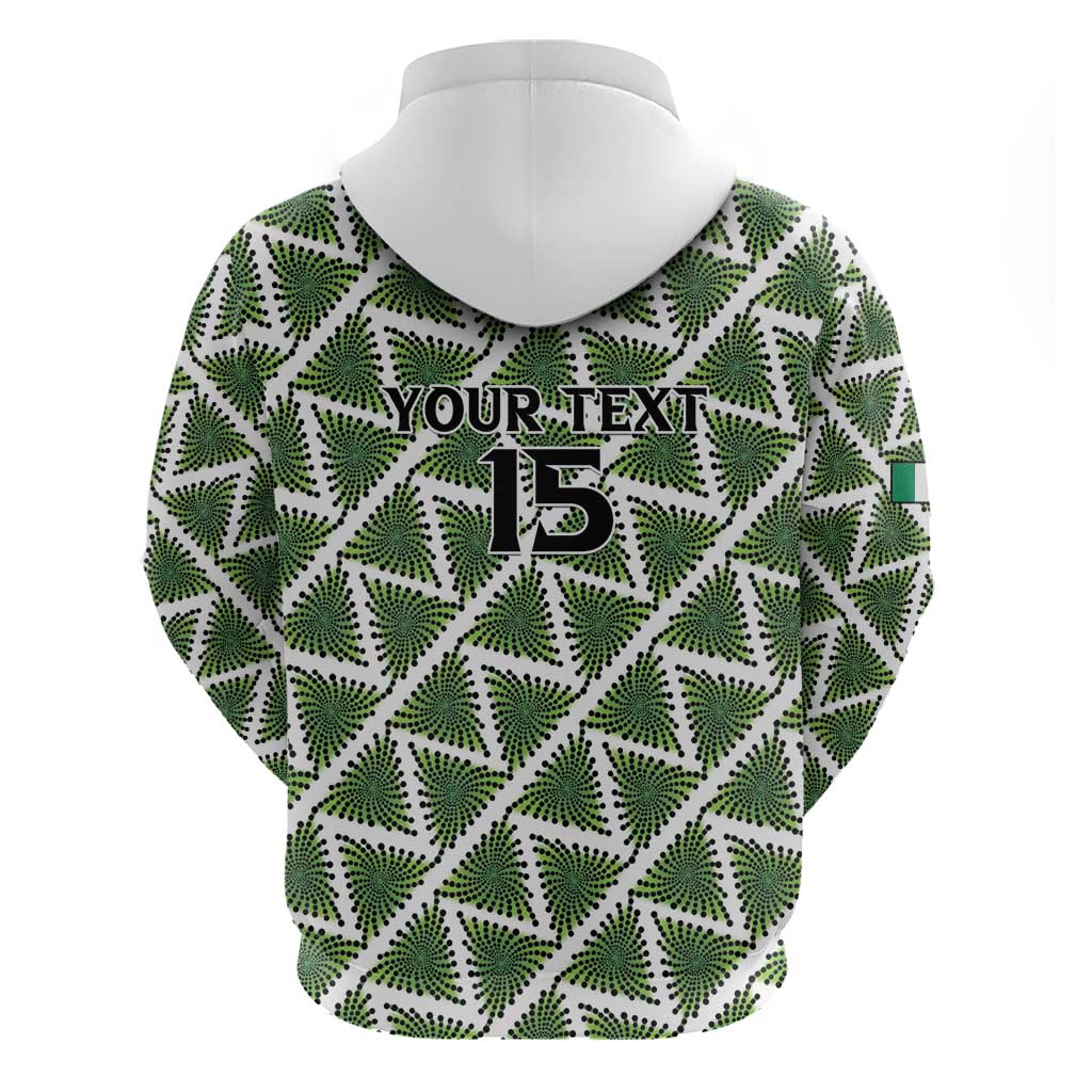 Custom Nigeria Football Hoodie Come On Super Eagles - Wonder Print Shop