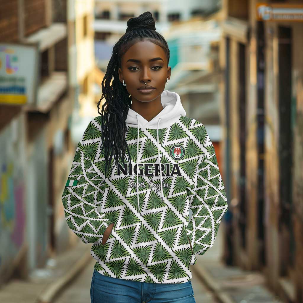 Custom Nigeria Football Hoodie Come On Super Eagles - Wonder Print Shop