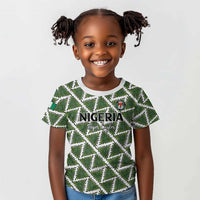 Custom Nigeria Football Kid T shirt Come On Super Eagles LT15