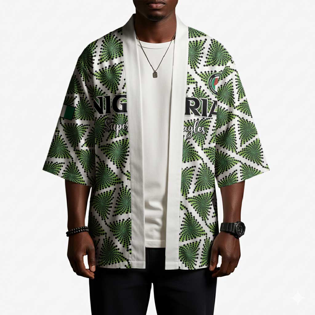 Custom Nigeria Football Kimono Come On Super Eagles - Wonder Print Shop
