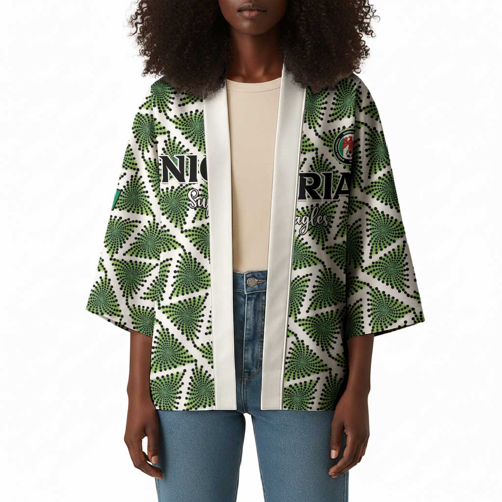 Custom Nigeria Football Kimono Come On Super Eagles - Wonder Print Shop