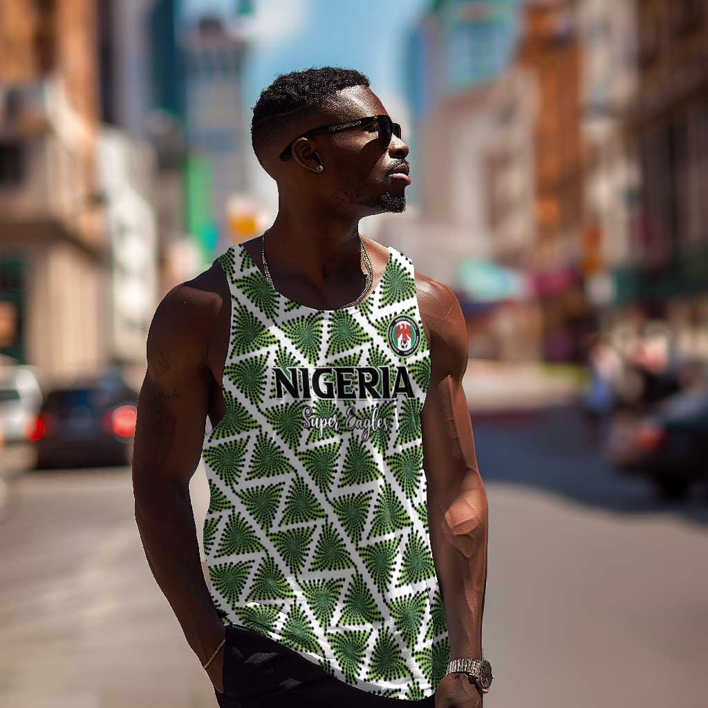 Custom Nigeria Football Men Tank Top Come On Super Eagles - Wonder Print Shop