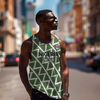 Custom Nigeria Football Men Tank Top Come On Super Eagles - Wonder Print Shop