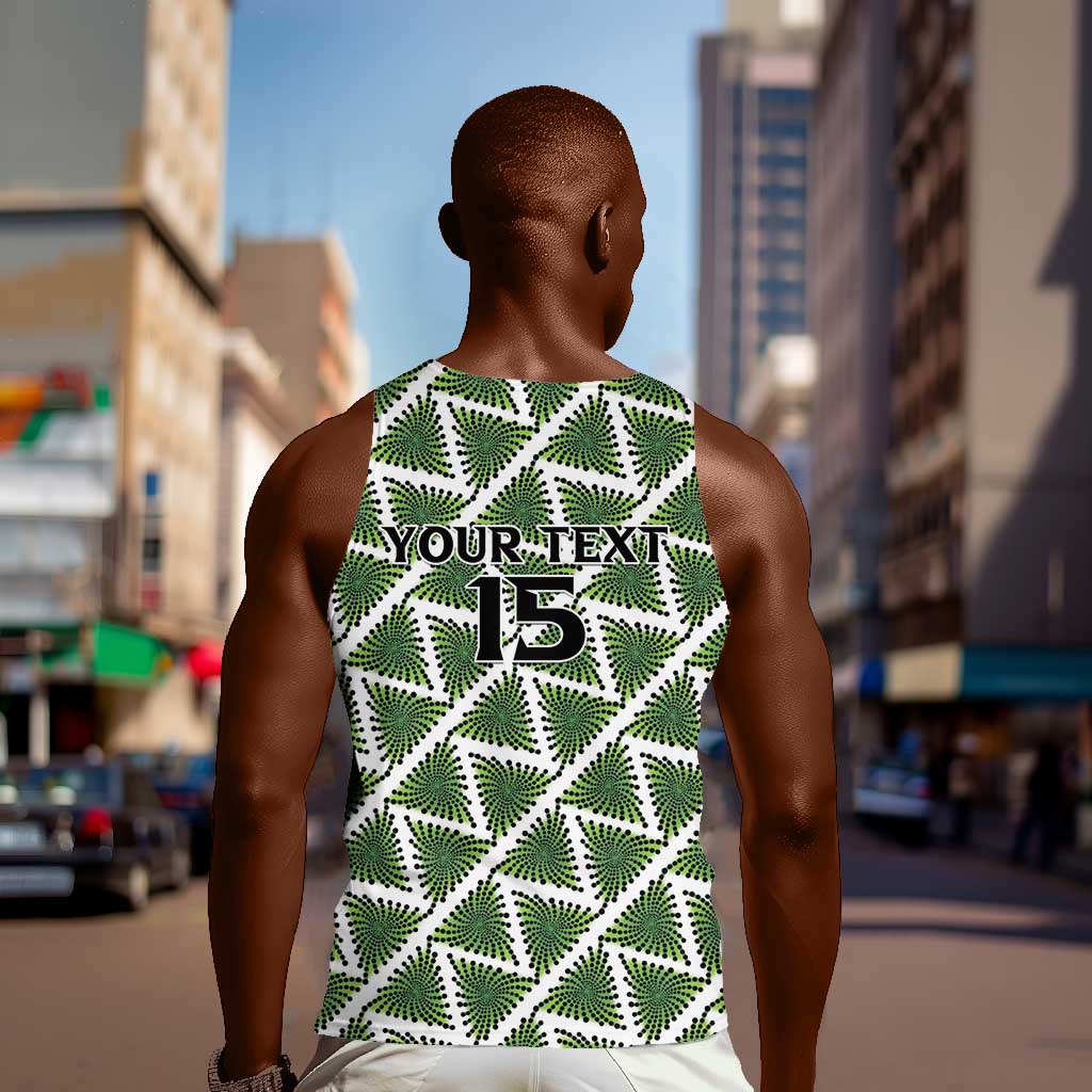 Custom Nigeria Football Men Tank Top Come On Super Eagles - Wonder Print Shop