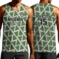 Custom Nigeria Football Men Tank Top Come On Super Eagles - Wonder Print Shop